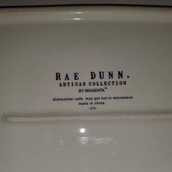 WHERE'S THE TURKEY? Oval Plate by Rae Dunn - Picture 3 of 3